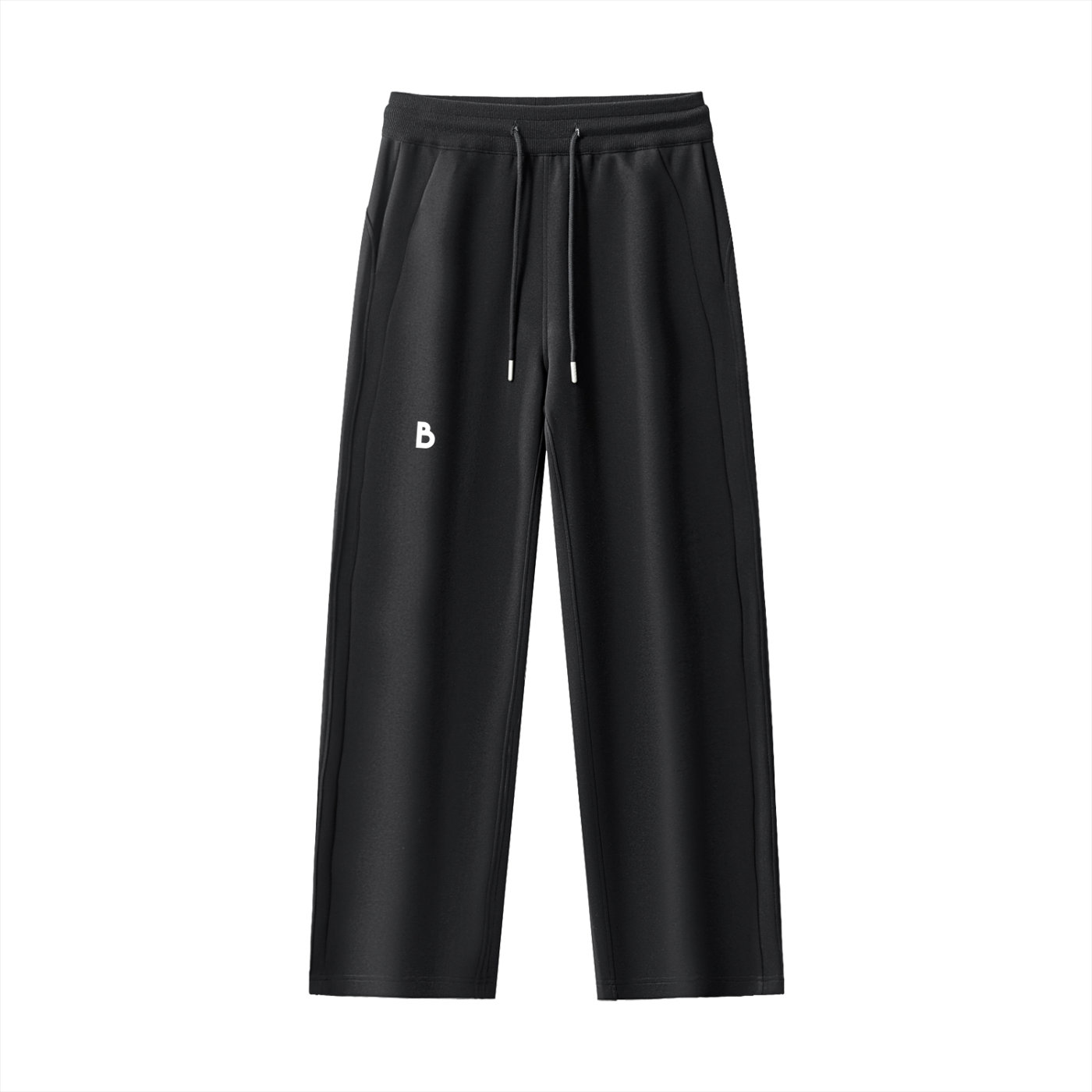 The Women's Signature Drawstring Straight-Leg Sweatpants in Black