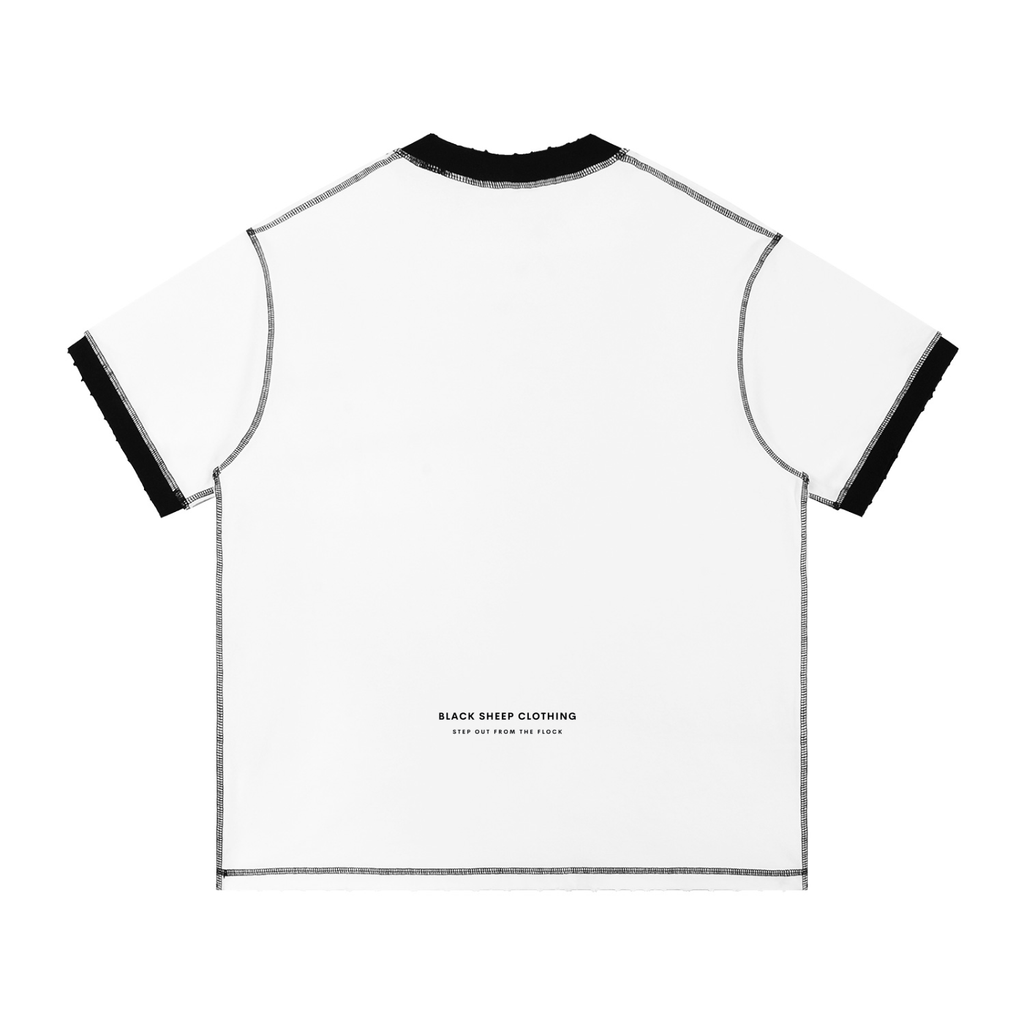 The Essential Contrast-Stitched Cotton T-Shirt
