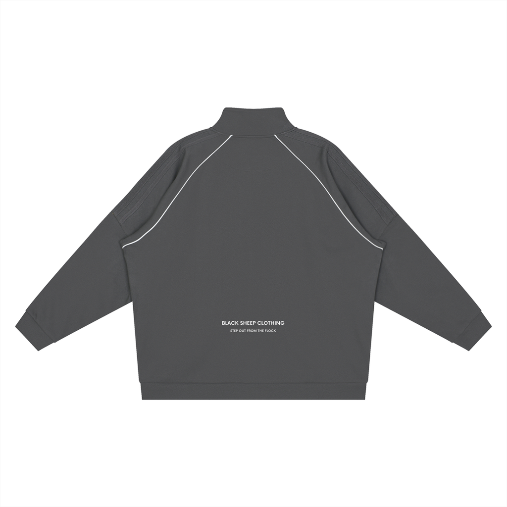 The Signature Reflection Striped Raglan Sleeve Jacket