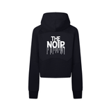 The BSC Noir Cropped Zip-Through Hoodie