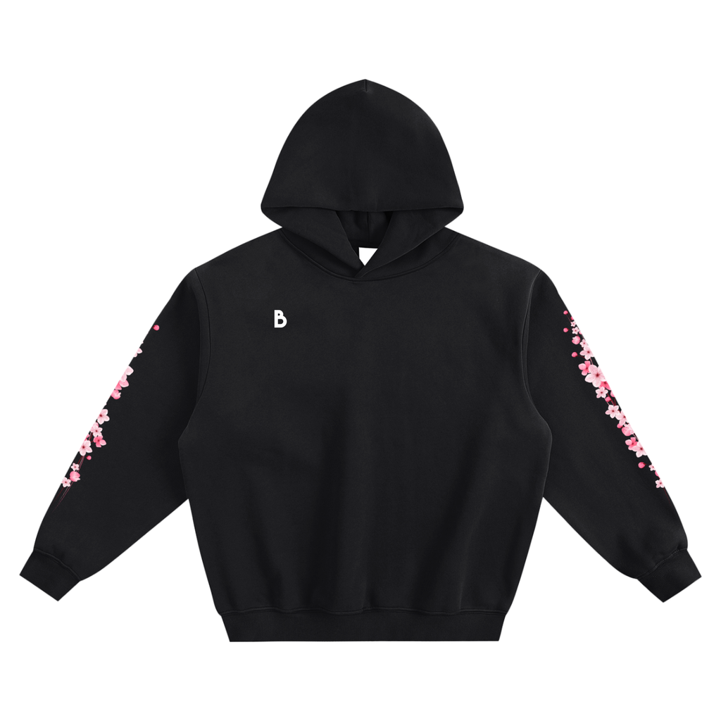 The Sakura Fleeced Boxy Hoodie