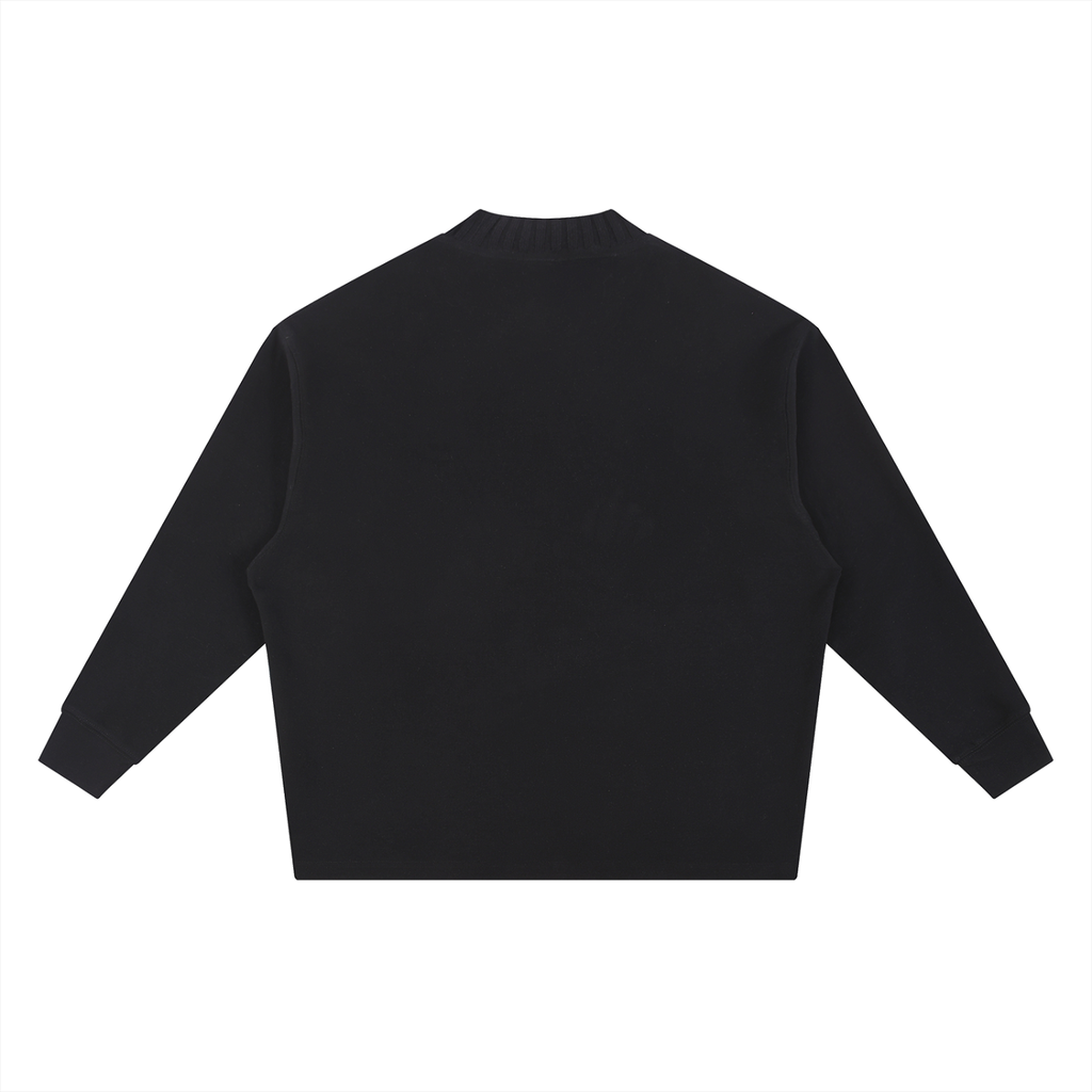 The Essential Knitted Round Neck Oversize Sweatshirt
