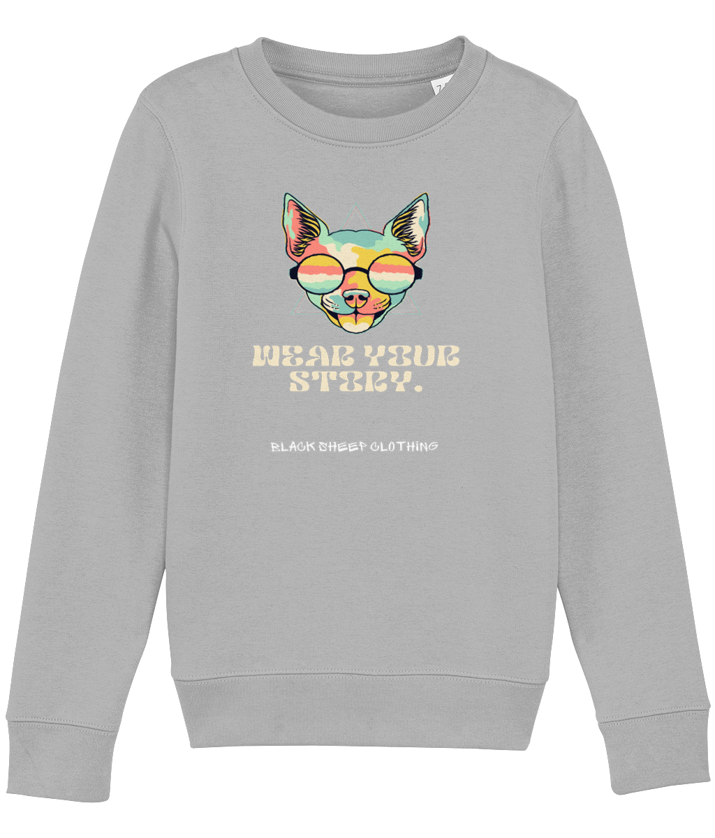 The BSC Kool Katz Kids Crew Neck Sweatshirt