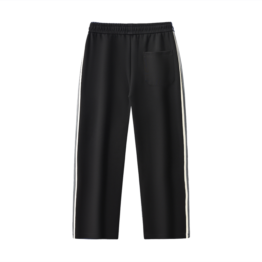 The Essential Contrast Side-Stripe Straight-Leg Pants