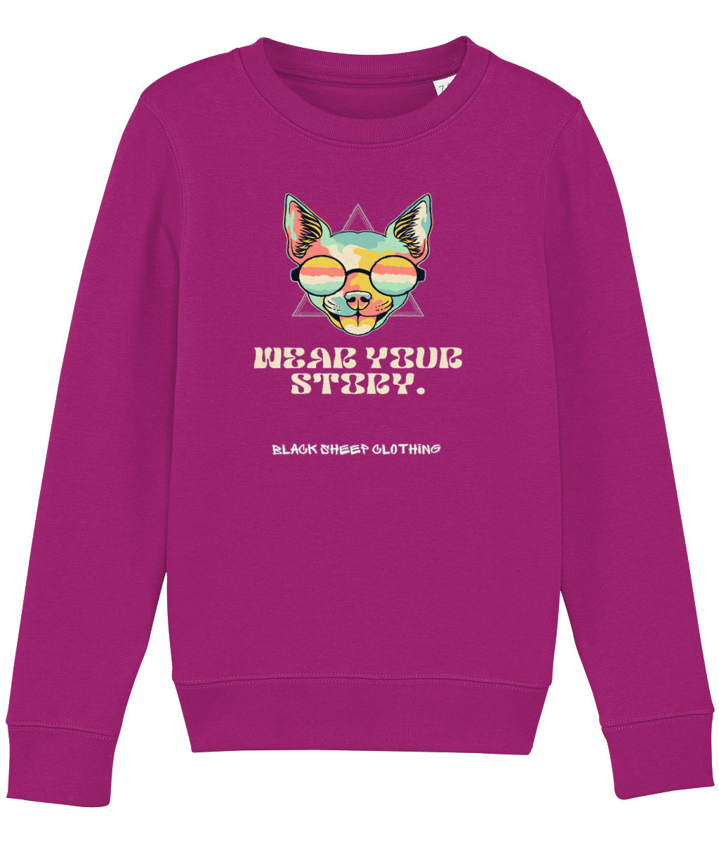 The BSC Kool Katz Kids Crew Neck Sweatshirt