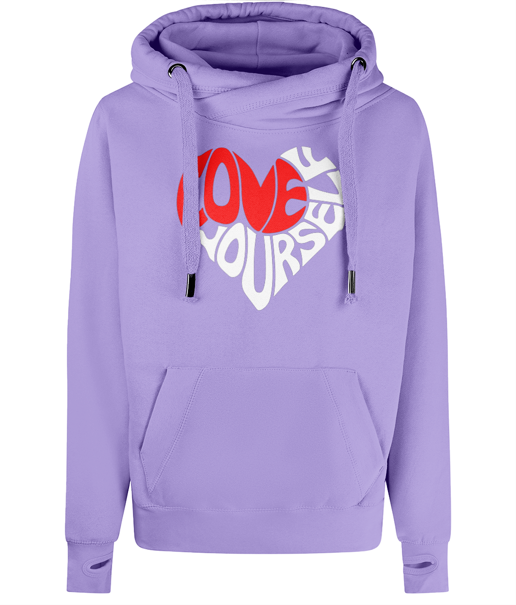 The BSC Adore Cross Neck Hoodie