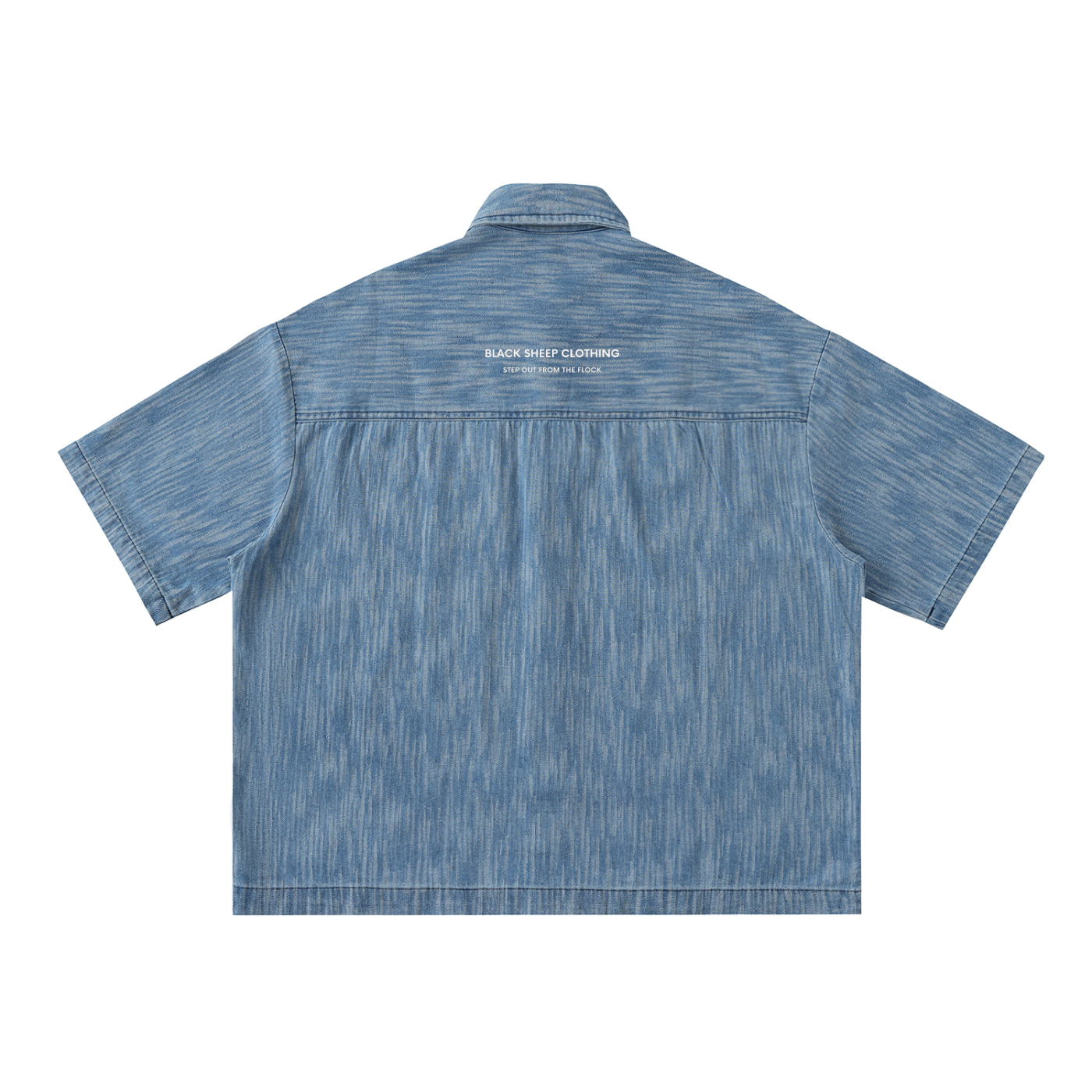 The Signature Distressed Wash Short-Sleeve Shirt