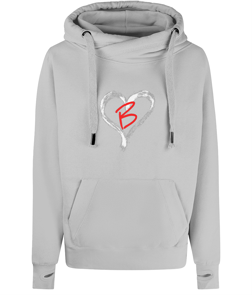 The LOVE Cross Neck Hoodie