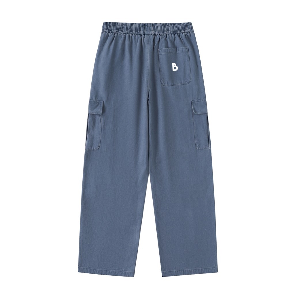The Signature Drawstring Waist Straight-Leg Cargo Pants