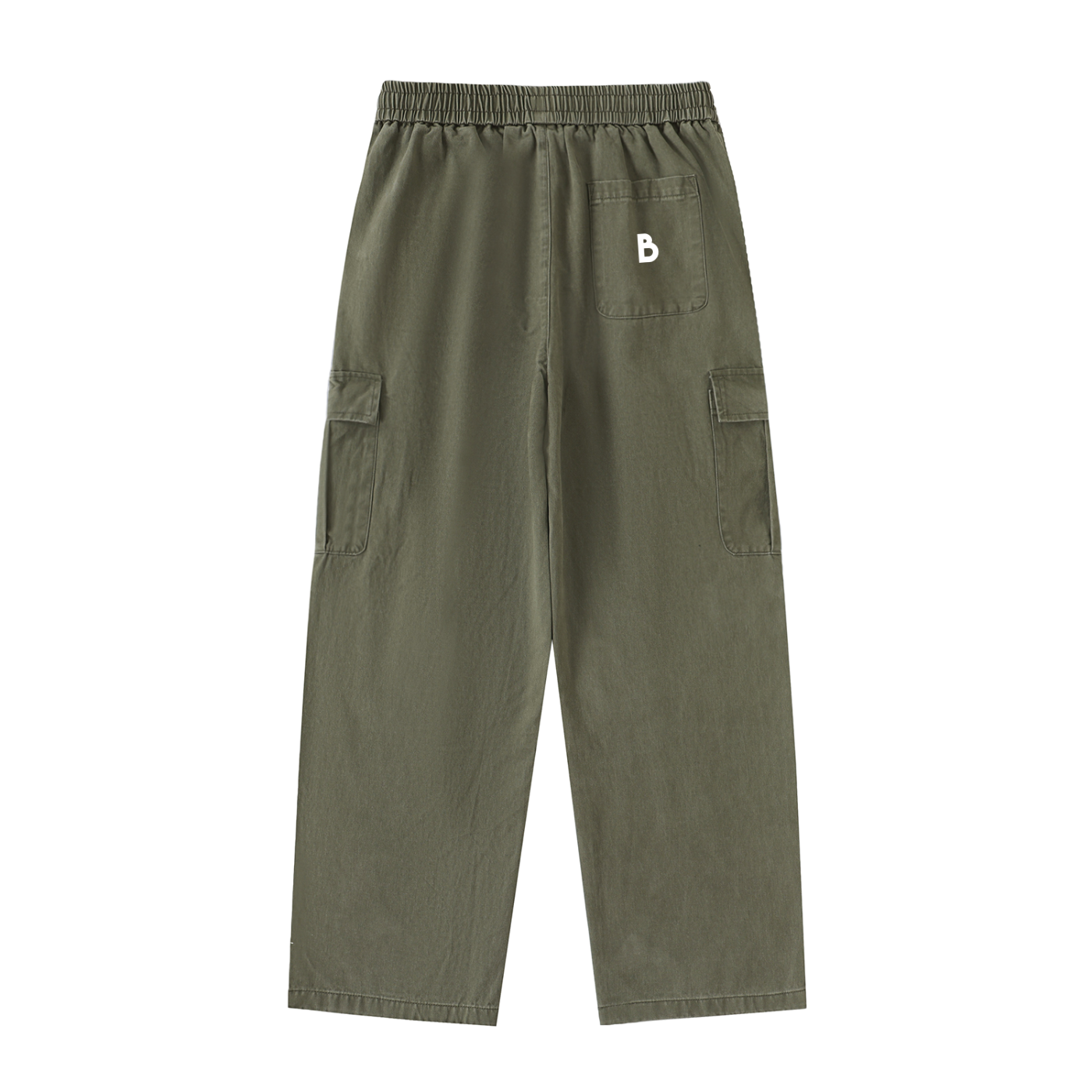 The Signature Drawstring Waist Straight-Leg Cargo Pants