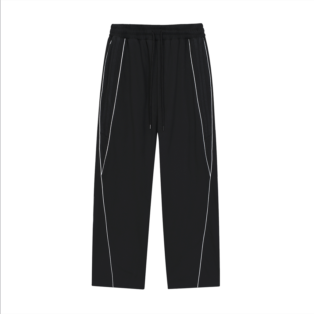 The Signature Reflection Striped Straight-Leg Sweatpants