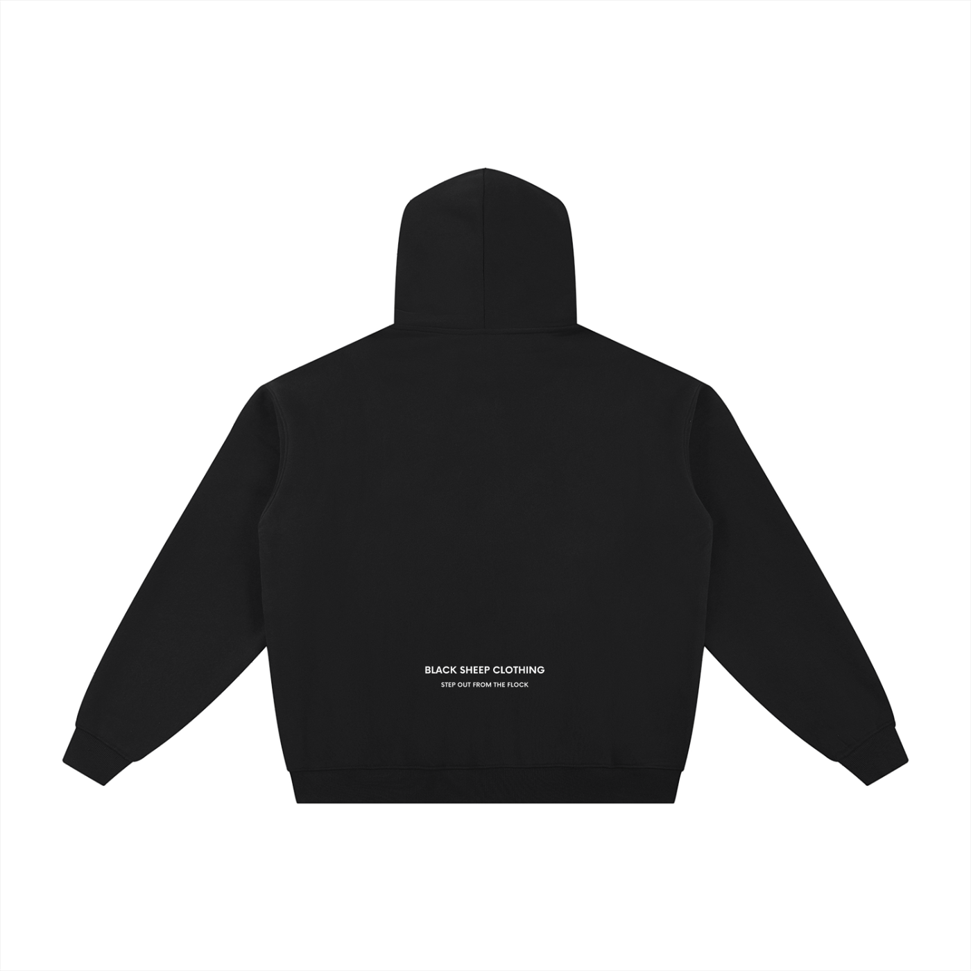 The Signature Fleece Zip-Through Hoodie in Black