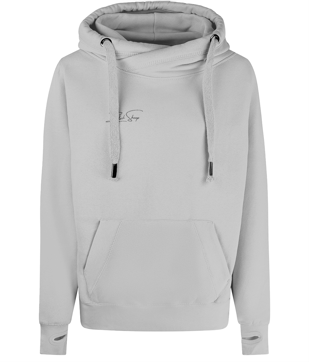 The BSC Signature embroidered Cross neck Hoodie