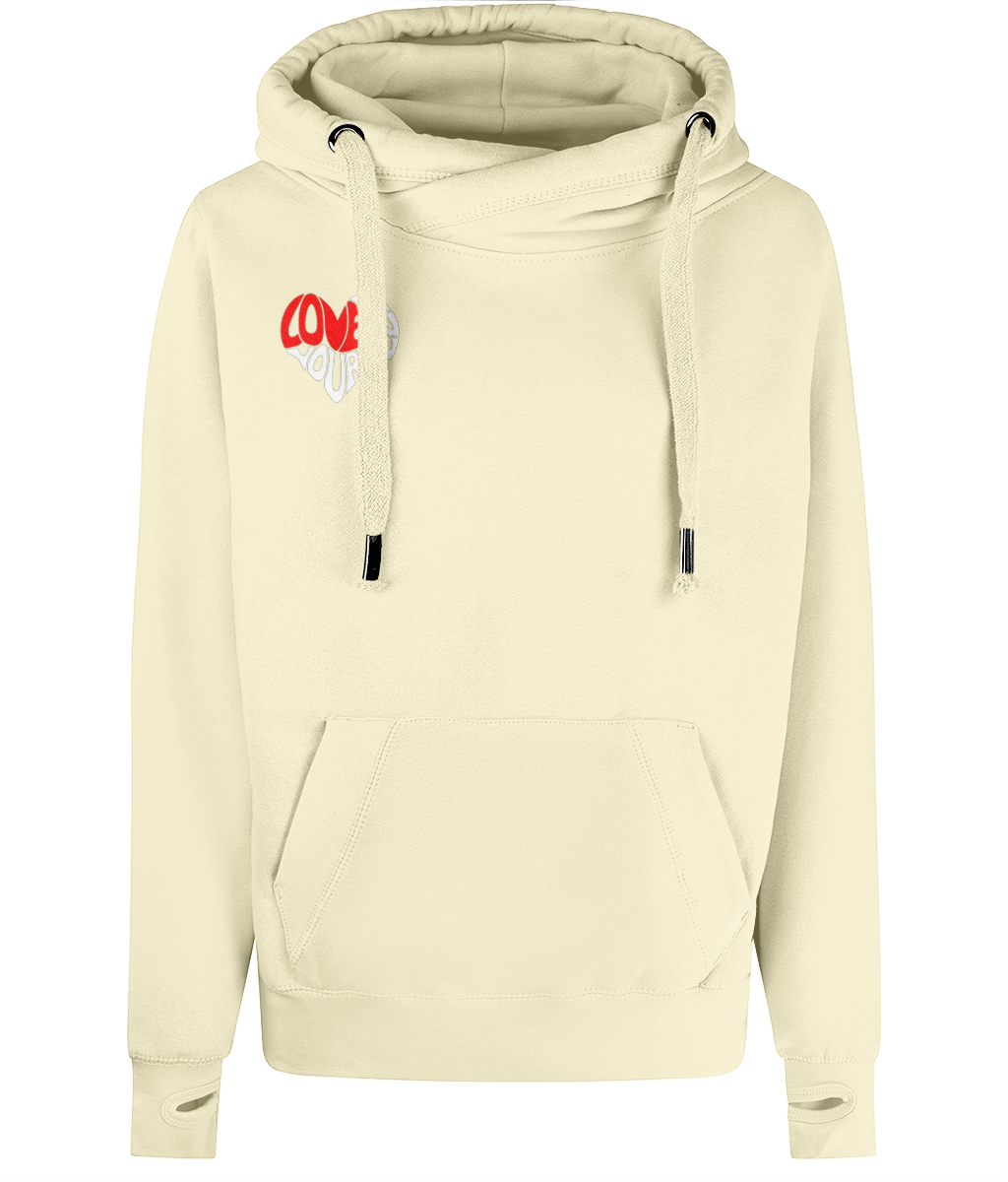 The BSC Adore Cross Neck Hoodie