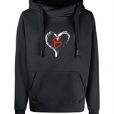 The LOVE Cross Neck Hoodie