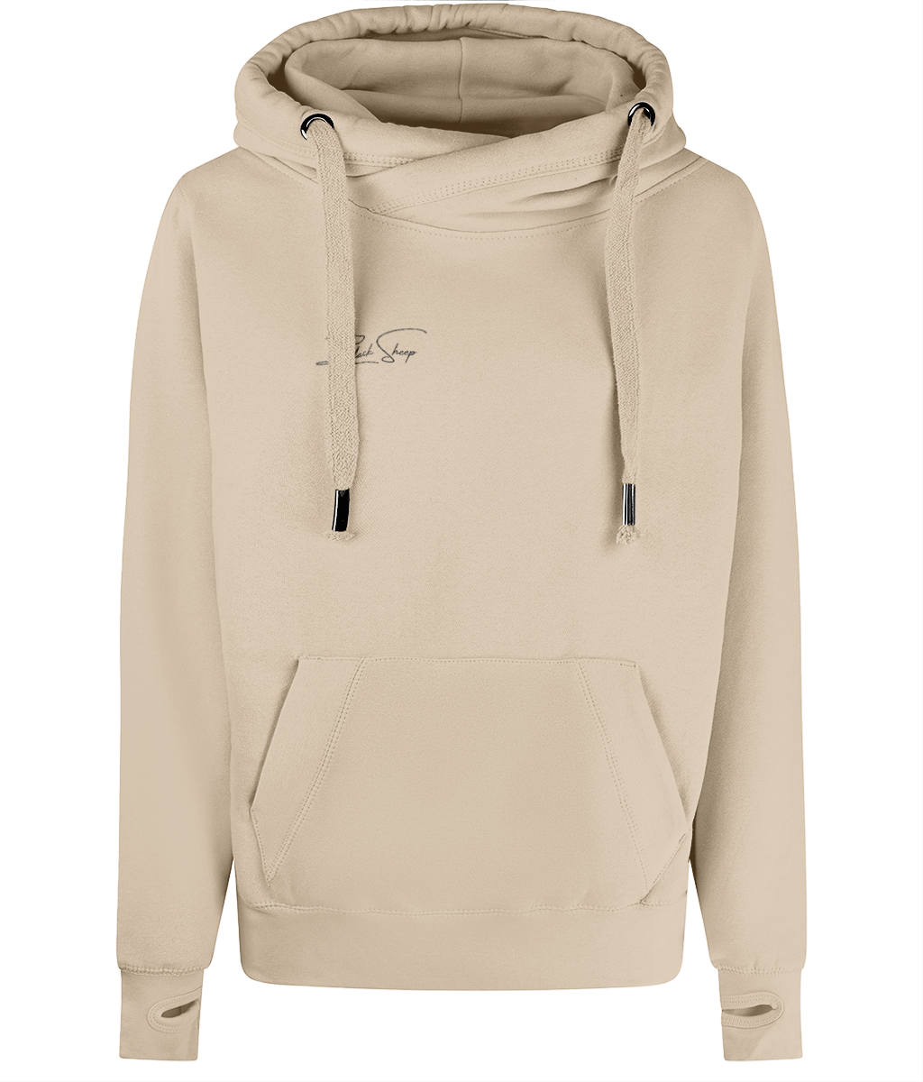 The BSC Signature embroidered Cross neck Hoodie