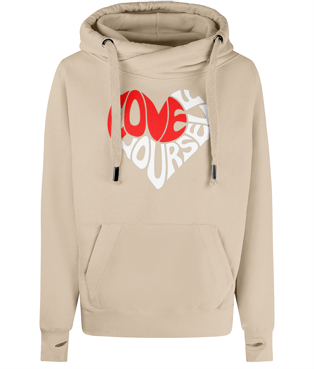 The BSC Adore Cross Neck Hoodie