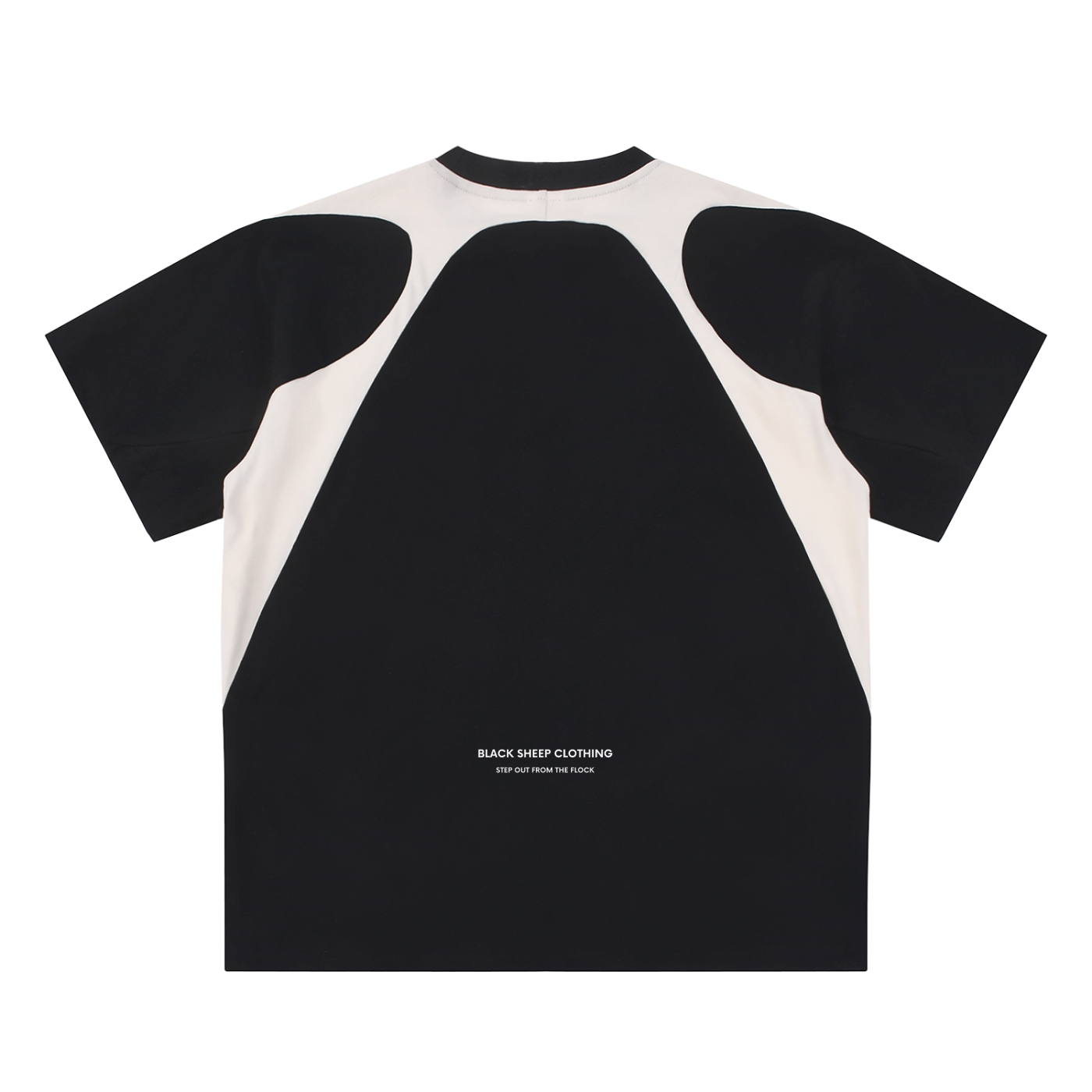 The Signature Contrast Panel Cotton T-Shirt