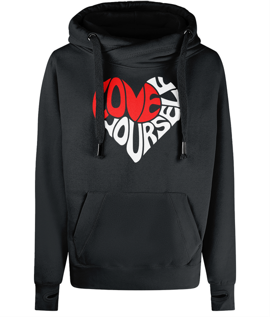 The BSC Adore Cross Neck Hoodie