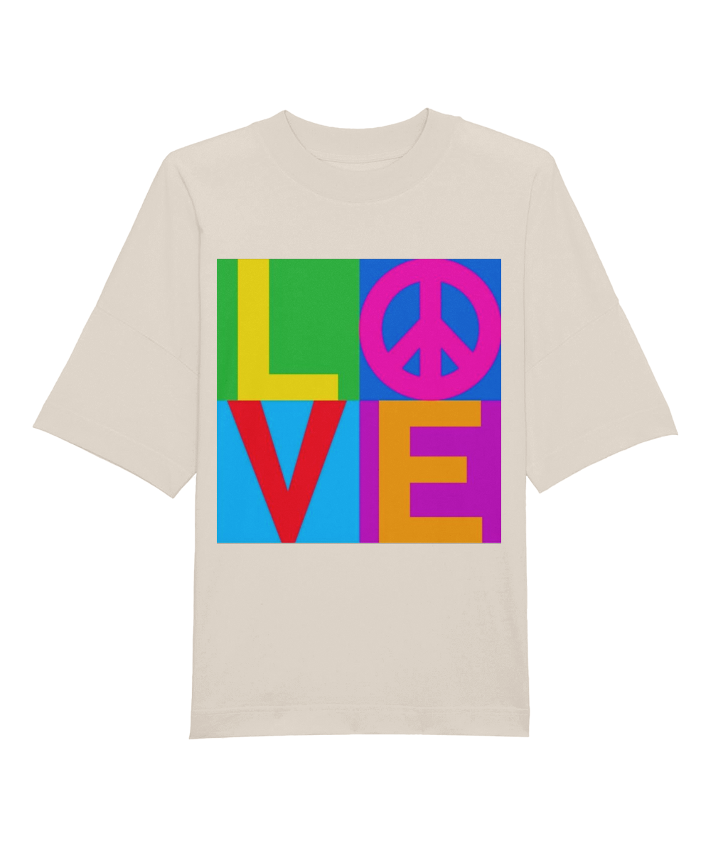 The BSC PEACE Oversized Tee Shirt